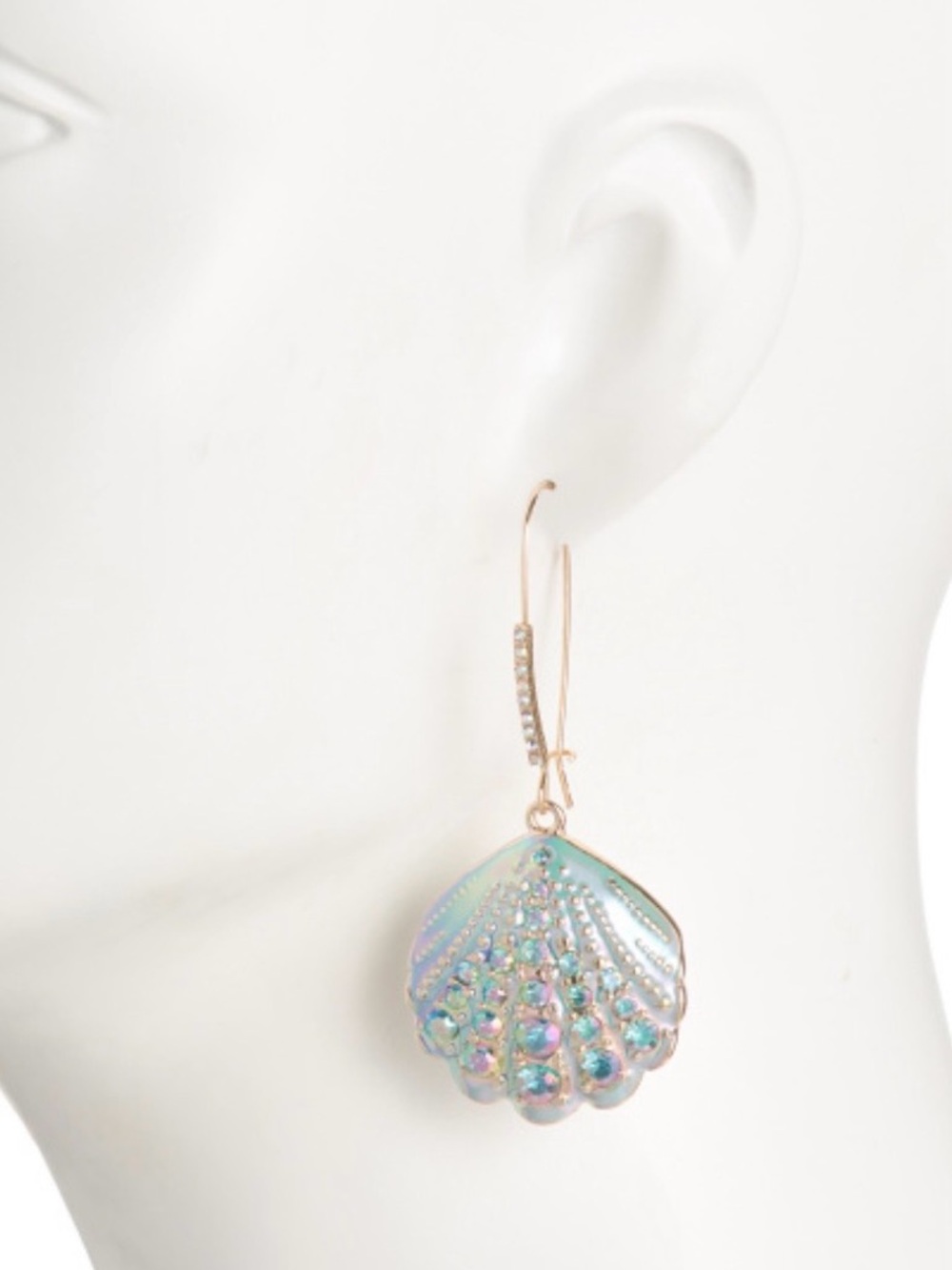 BETSEY JOHNSON SET Mermaid Jewels Sea Life Bracelet Ring & Earrings NEW NWT - Picture 15 of 16